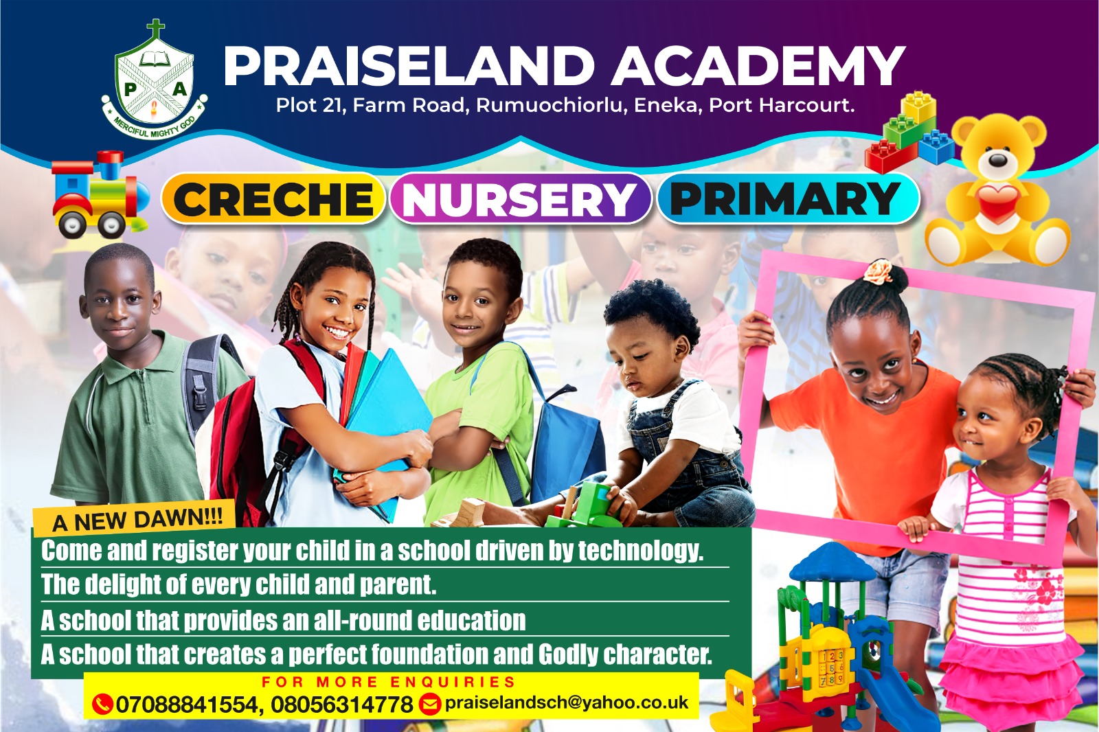 PRAISELAND ACADEMY logo